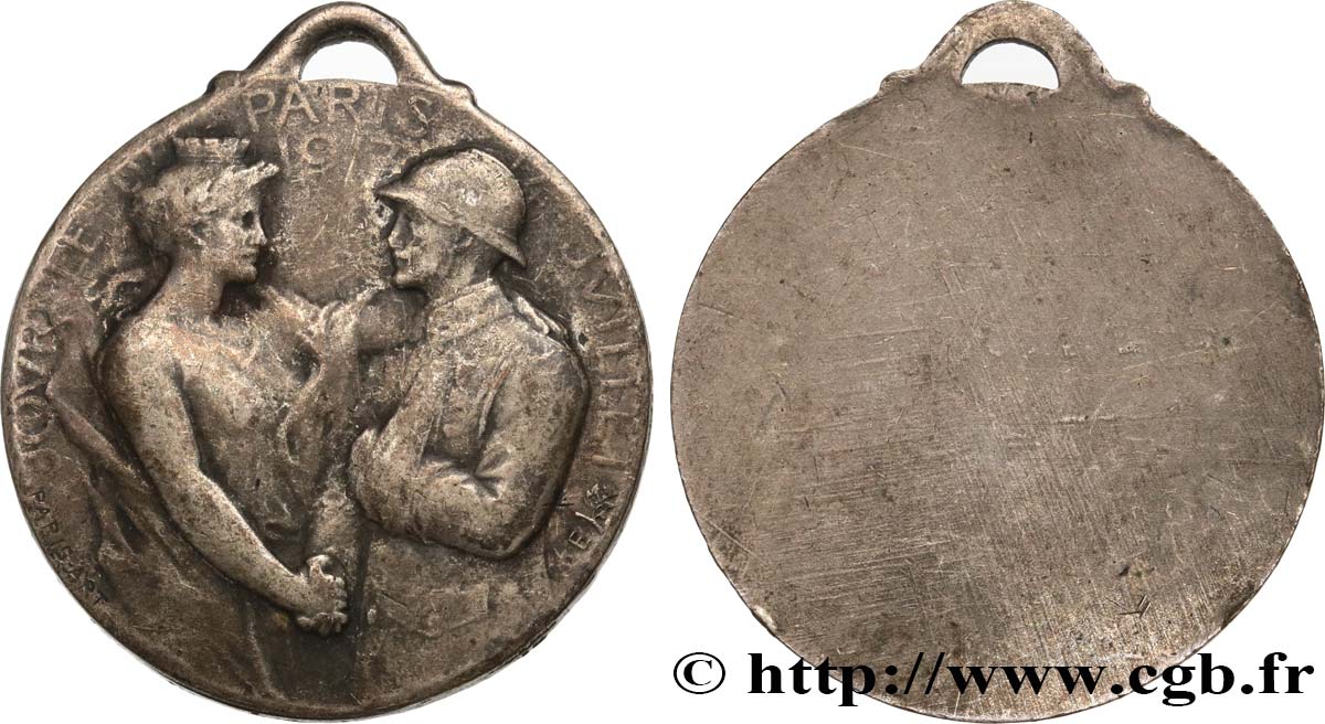DRITTE FRANZOSISCHE REPUBLIK Médaille, Journée de Paris SS