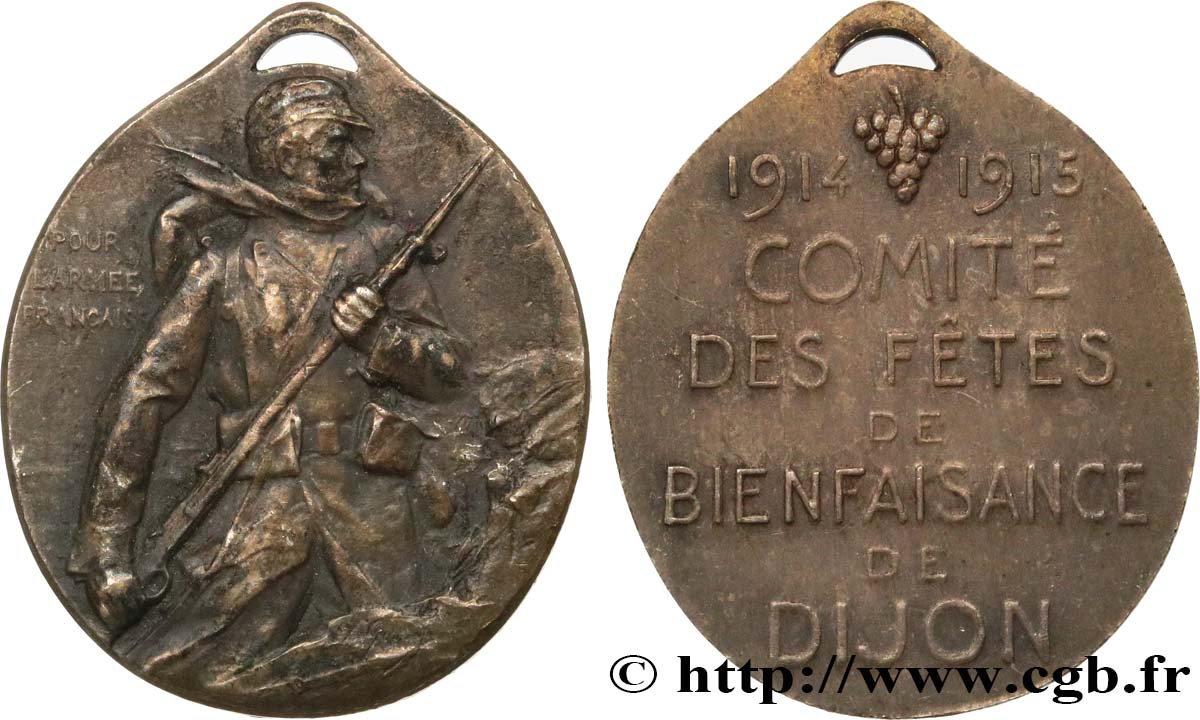 TROISIÈME RÉPUBLIQUE Médaille, Pour l’armée française TTB