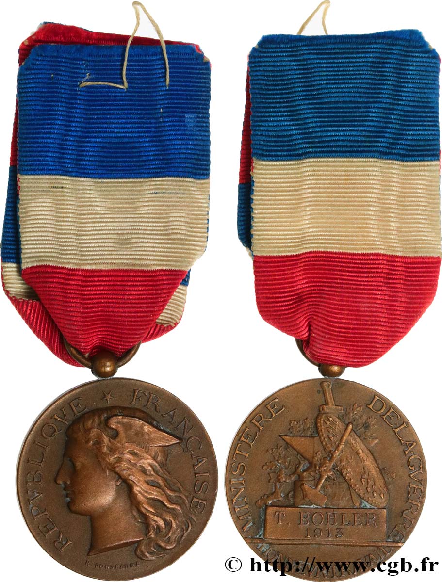 TROISIÈME RÉPUBLIQUE Médaille d’honneur du travail TTB