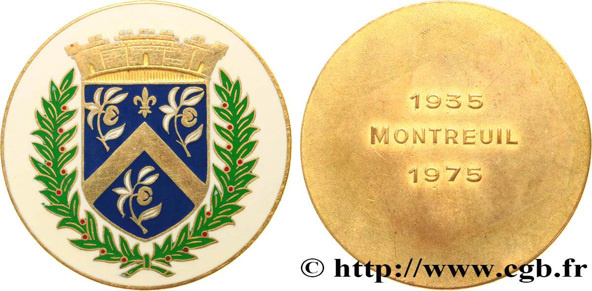 V REPUBLIC Médaille, Montreuil XF