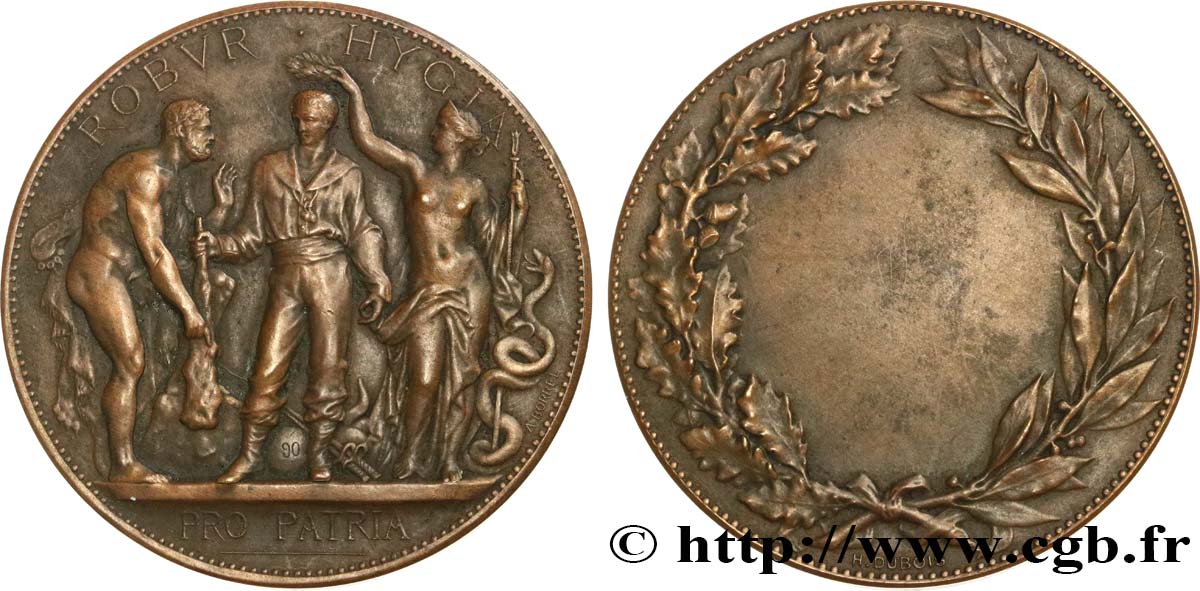 TROISIÈME RÉPUBLIQUE Médaille PRO PATRIA TTB