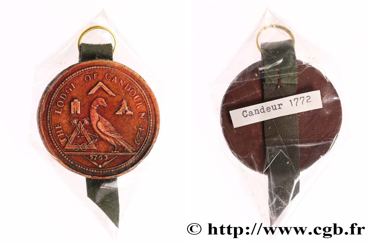 FRANC - MAÇONNERIE Médaille, Loge de la Candeur TTB