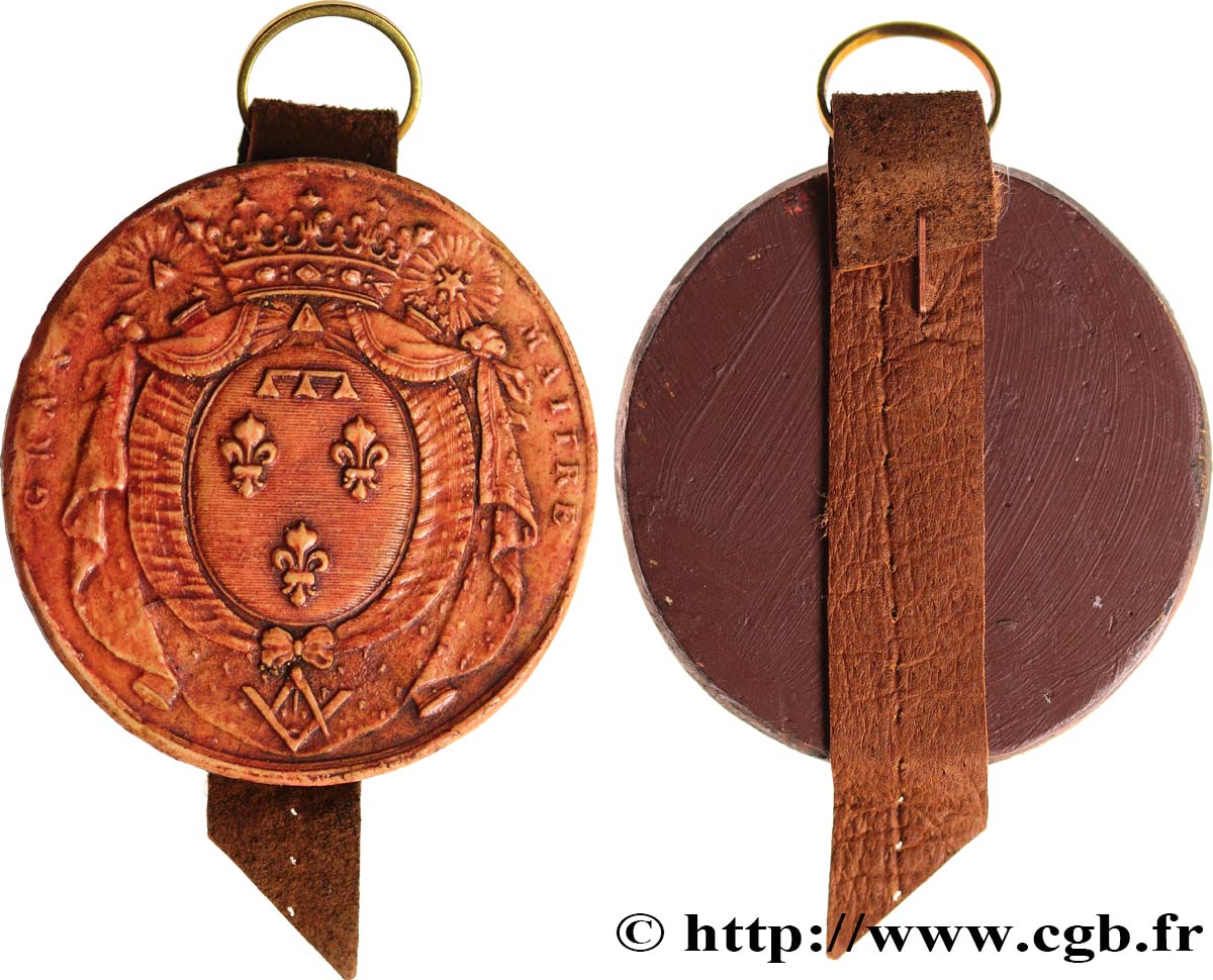 FRANC - MAÇONNERIE Médaille, Grand Maître GODF TTB