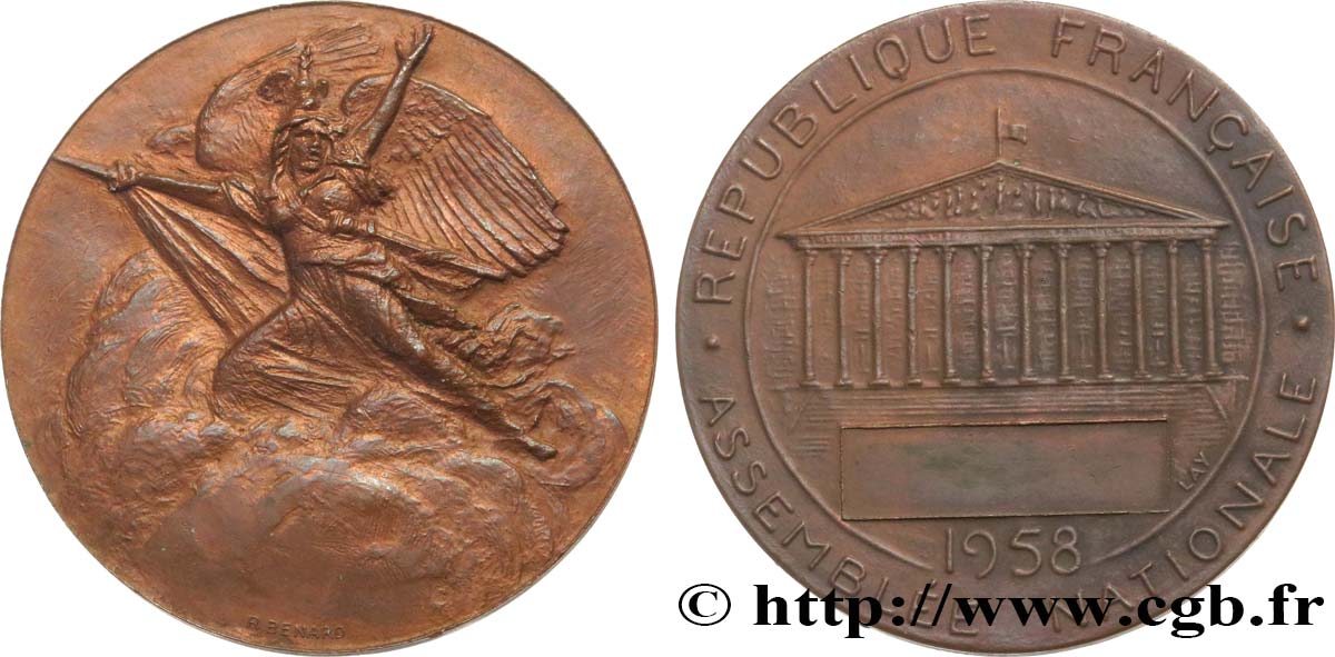 V REPUBLIC Médaille parlementaire, Ire législature AU