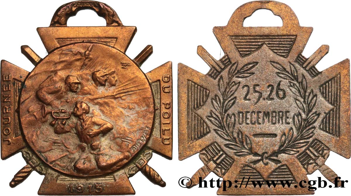DRITTE FRANZOSISCHE REPUBLIK Médaille, Journée du Poilu fSS