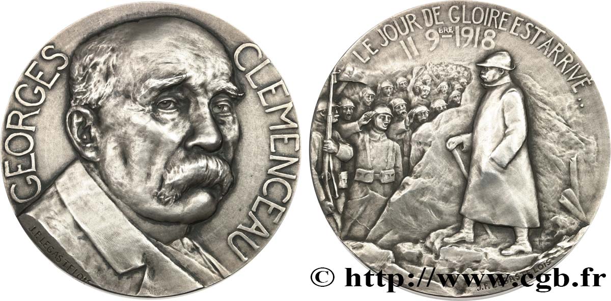 TERZA REPUBBLICA FRANCESE Médaille, Armistice du 11 Novembre 1918 q.SPL