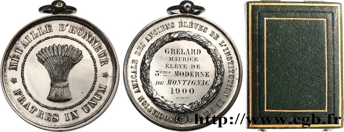 III REPUBLIC Médaille d’honneur AU
