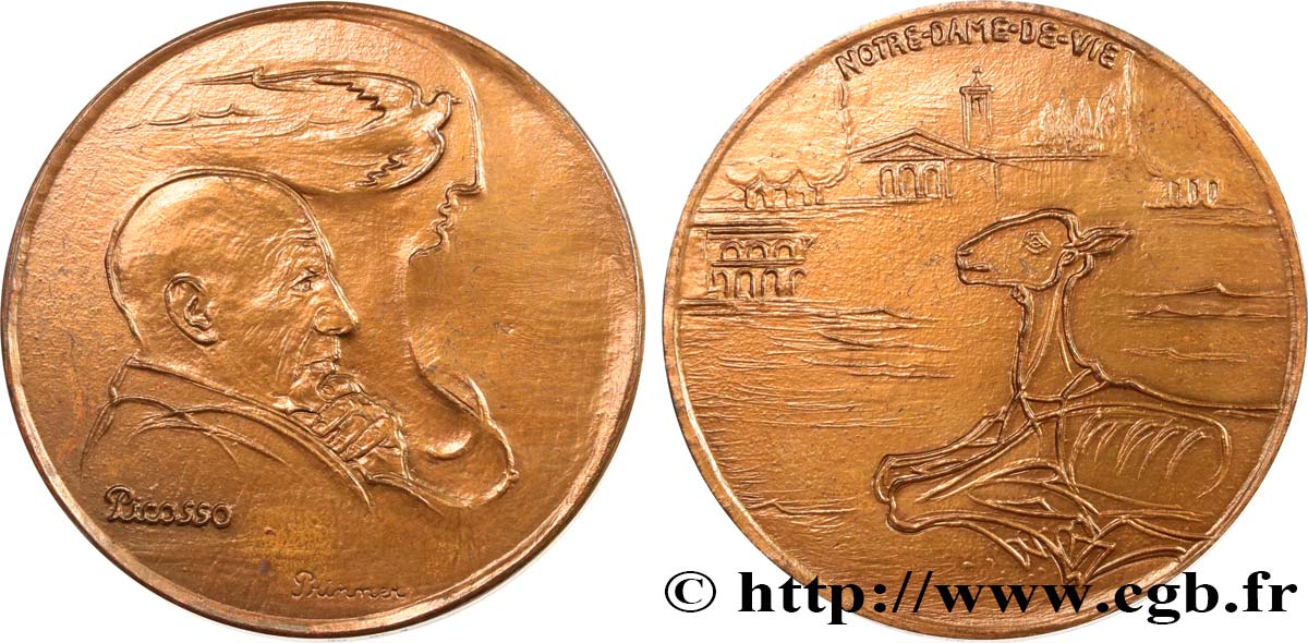 FAMOUS FIGURES Médaille, Picasso XF
