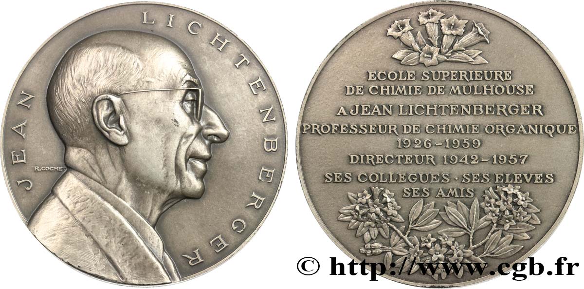 SCIENCE & SCIENTIFIC Médaille, Jean Lichtenberger AU