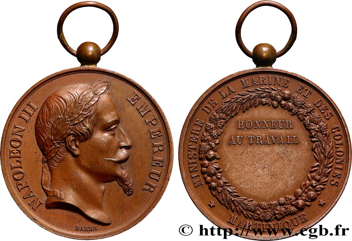 SECOND EMPIRE Médaille, Honneur au travail VZ