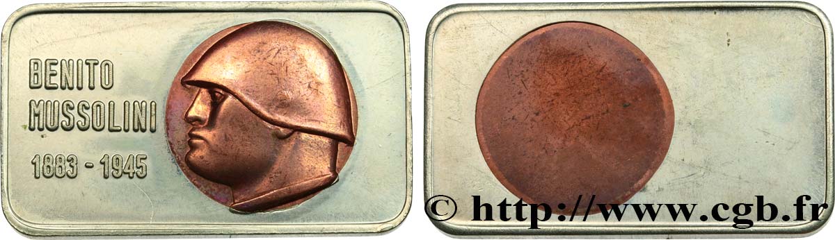 ITALIA Médaille, Benito Mussolini MBC