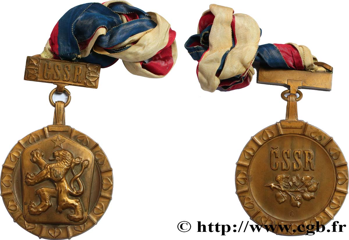 CECOSLOVACCHIA Médaille de représentant du gouvernement SPL