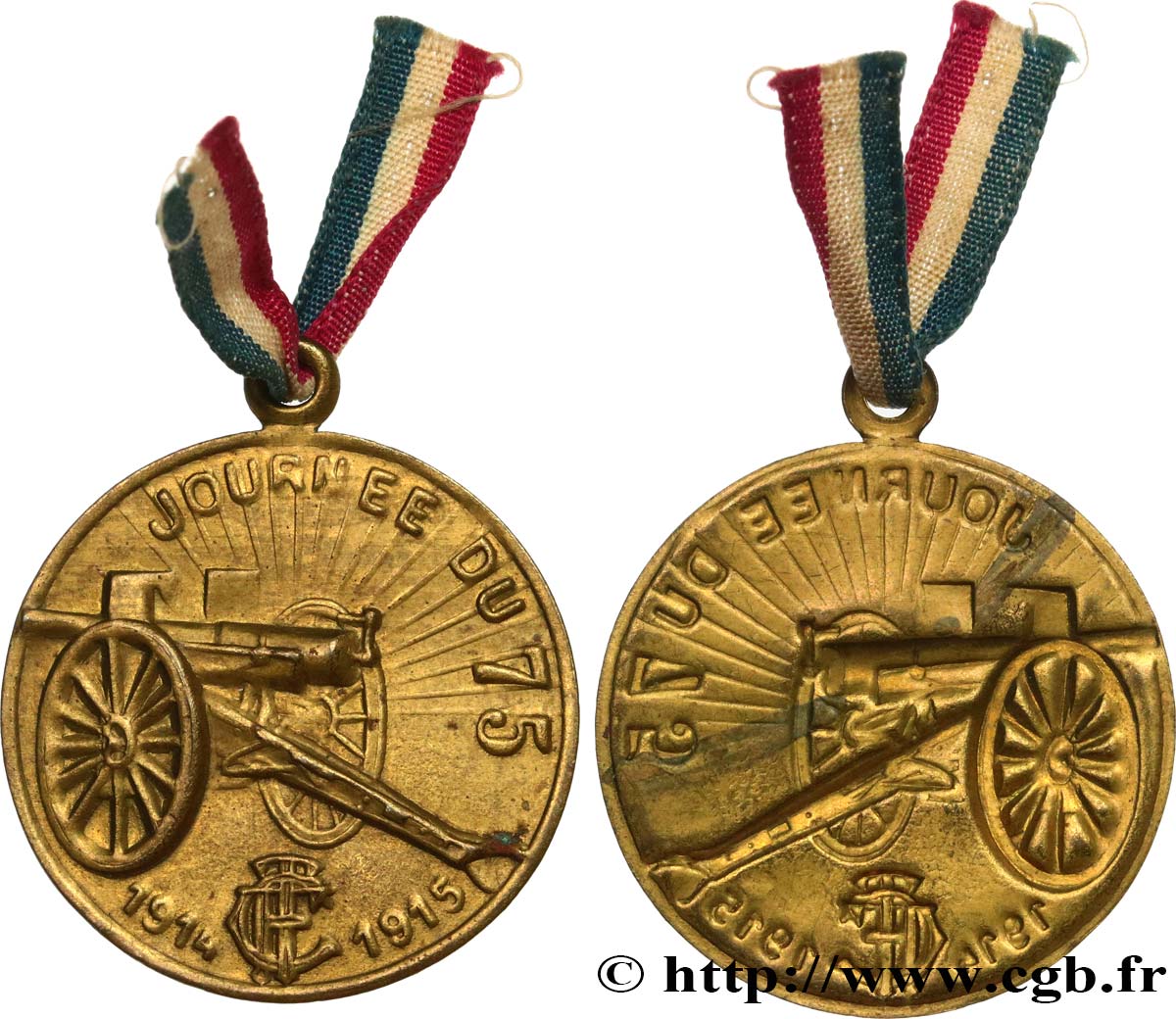 TROISIÈME RÉPUBLIQUE Médaille, Journée du 75 TTB+