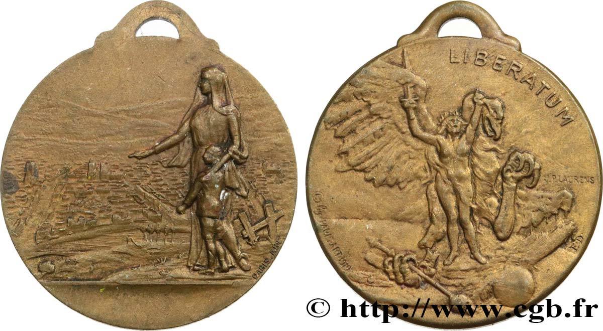 TROISIÈME RÉPUBLIQUE Médaille, Libération TTB