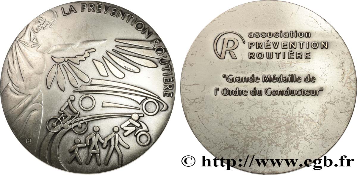 QUINTA REPUBBLICA FRANCESE Médaille, La prévention routière BB