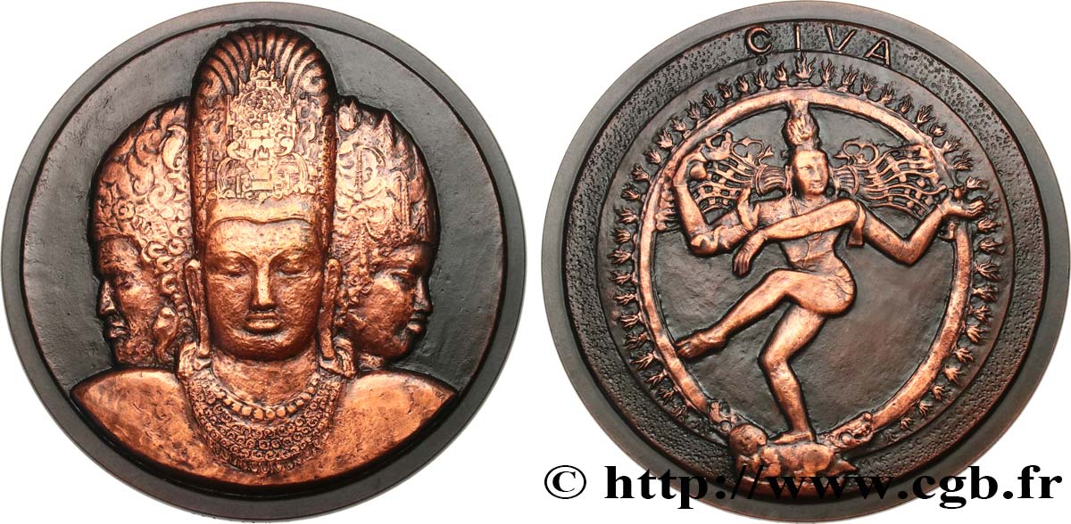 CINQUIÈME RÉPUBLIQUE Médaille, Shiva SUP