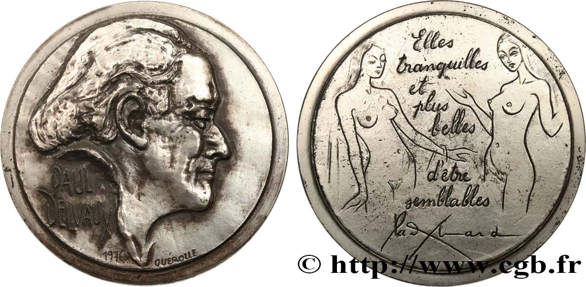 VARIOUS CHARACTERS Médaille, Paul Delvaux, n°11 XF
