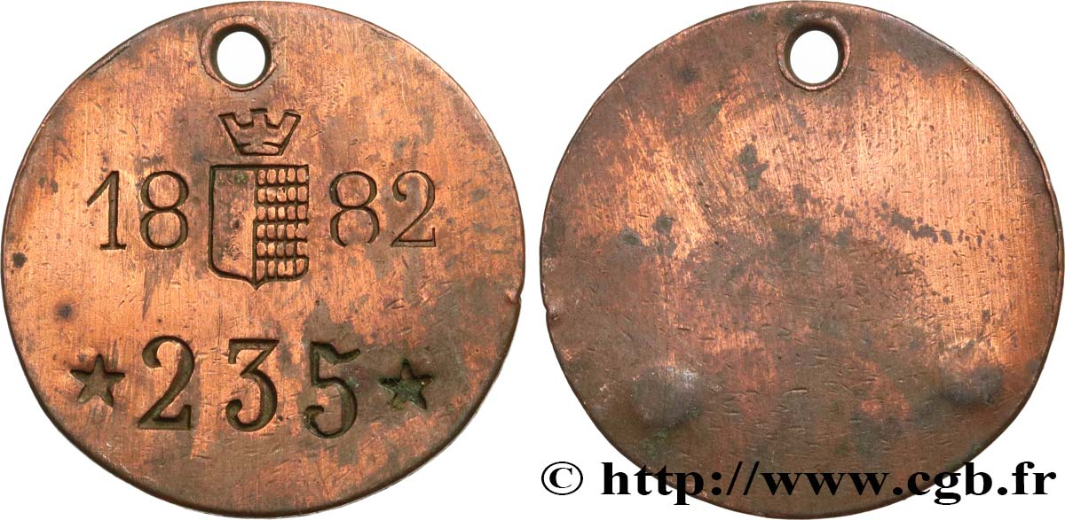 TERCERA REPUBLICA FRANCESA Médaille, n°235 BC+