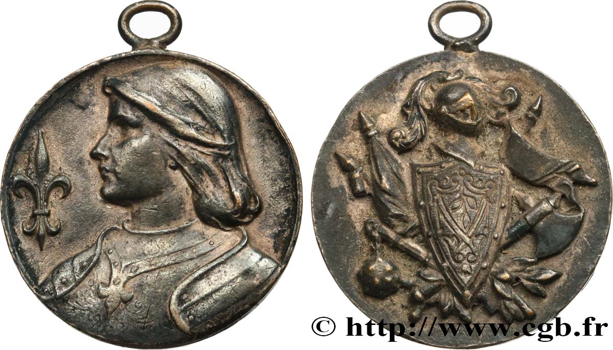 FAMOUS FIGURES Médaille, Jeanne d’arc XF