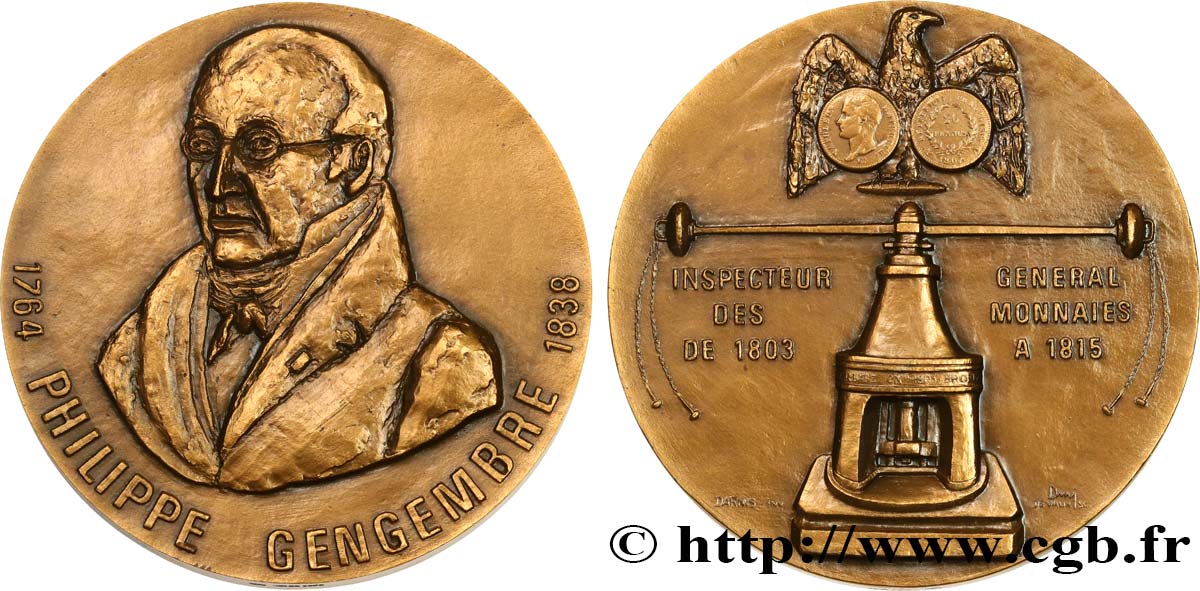 SCIENCES & SCIENTIFIQUES Médaille, Philippe Gengembre TTB+