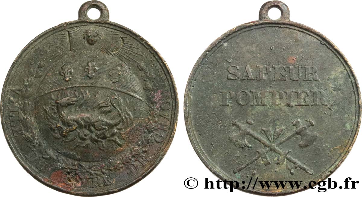 LE HAVRE Médaille, Sapeur-pompier BC