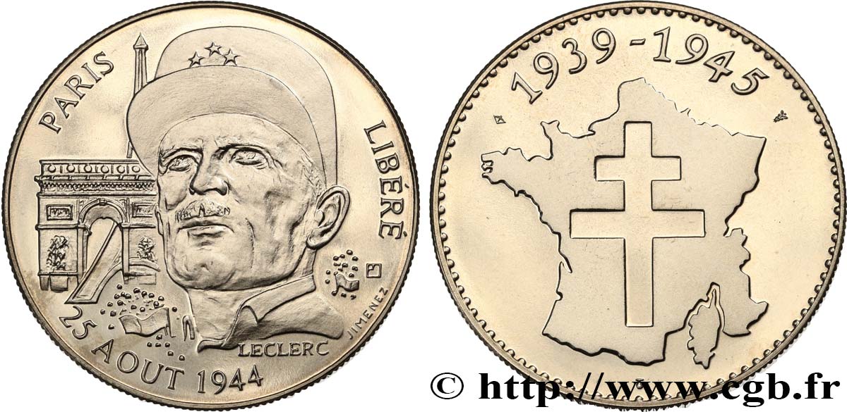 FUNFTE FRANZOSISCHE REPUBLIK Médaille commémorative, Paris libre VZ