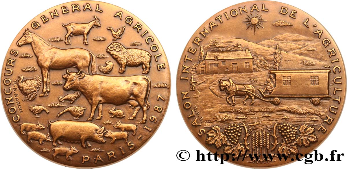V REPUBLIC Médaille, Concours général agricole AU