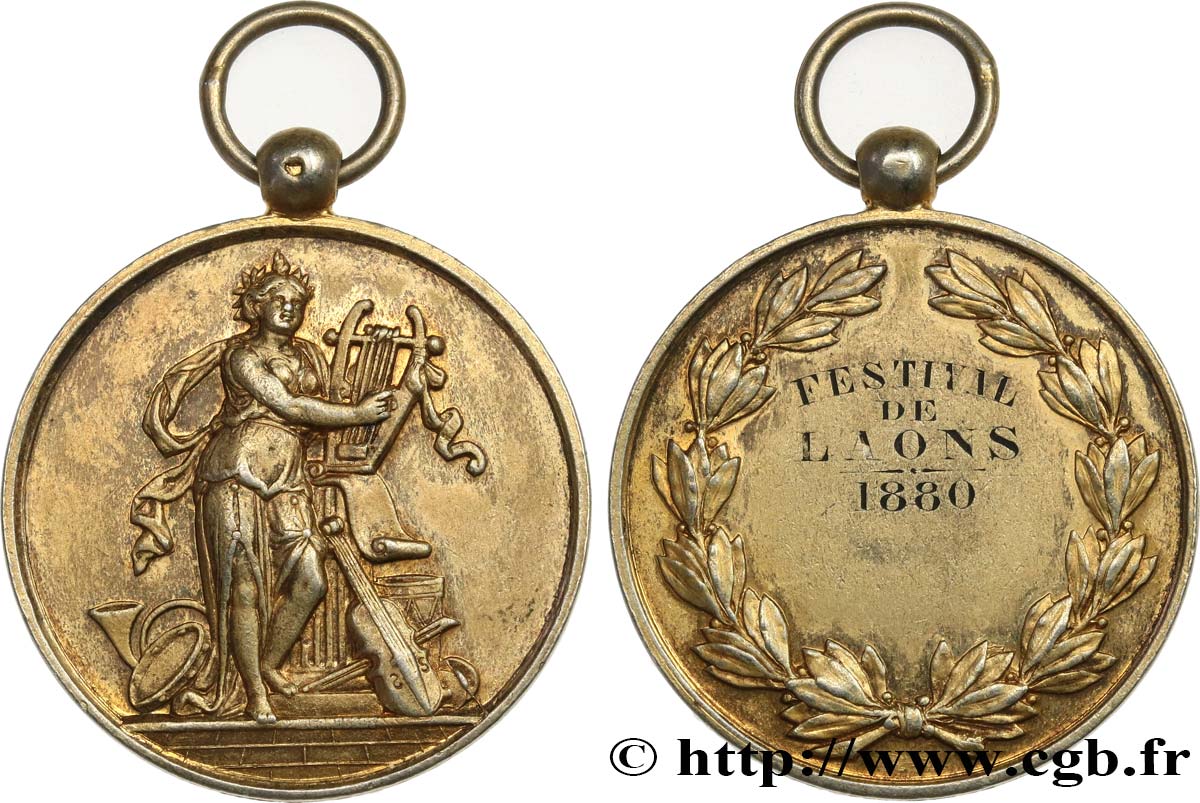 DRITTE FRANZOSISCHE REPUBLIK Médaille de récompense, Festival de Laons SS