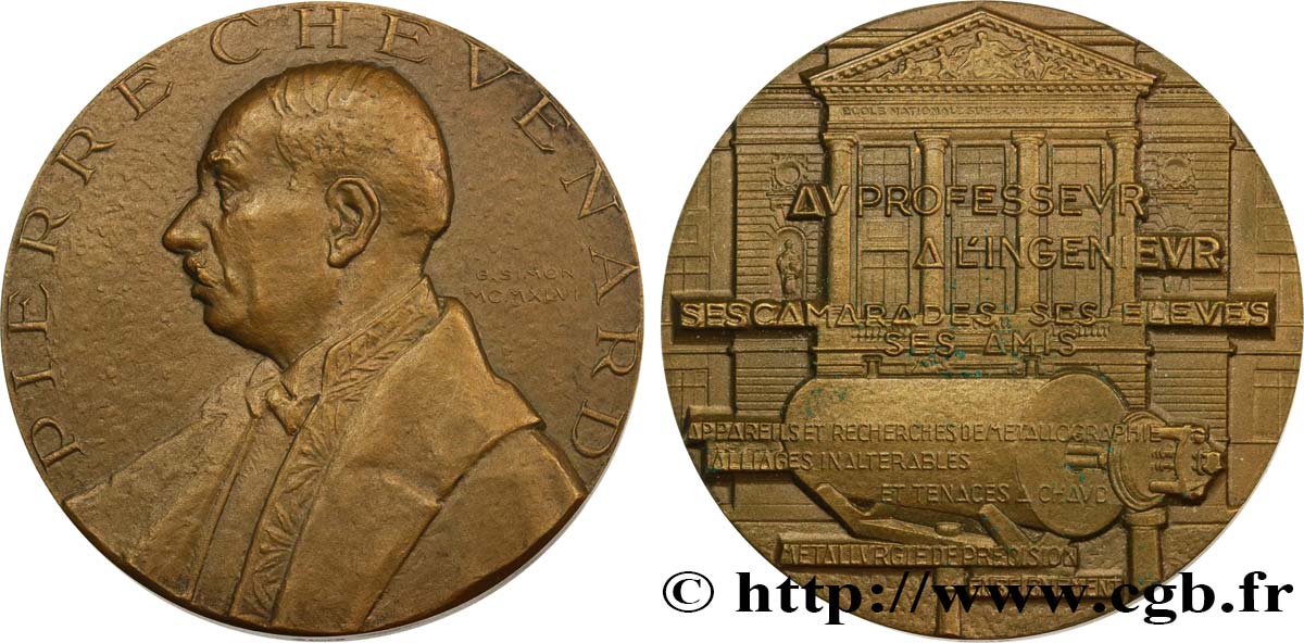 SCIENCE & SCIENTIFIC Médaille, Pierre Chevenard AU