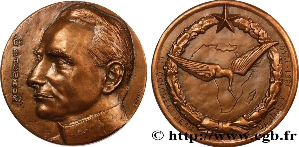 VARIOUS CHARACTERS Médaille, Colonel Jean Dagnaux VZ