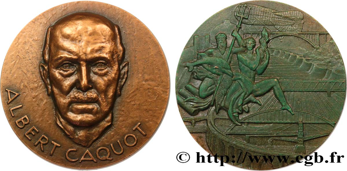 SCIENCES & SCIENTIFIQUES Médaille, Albert Caquot AU/AU