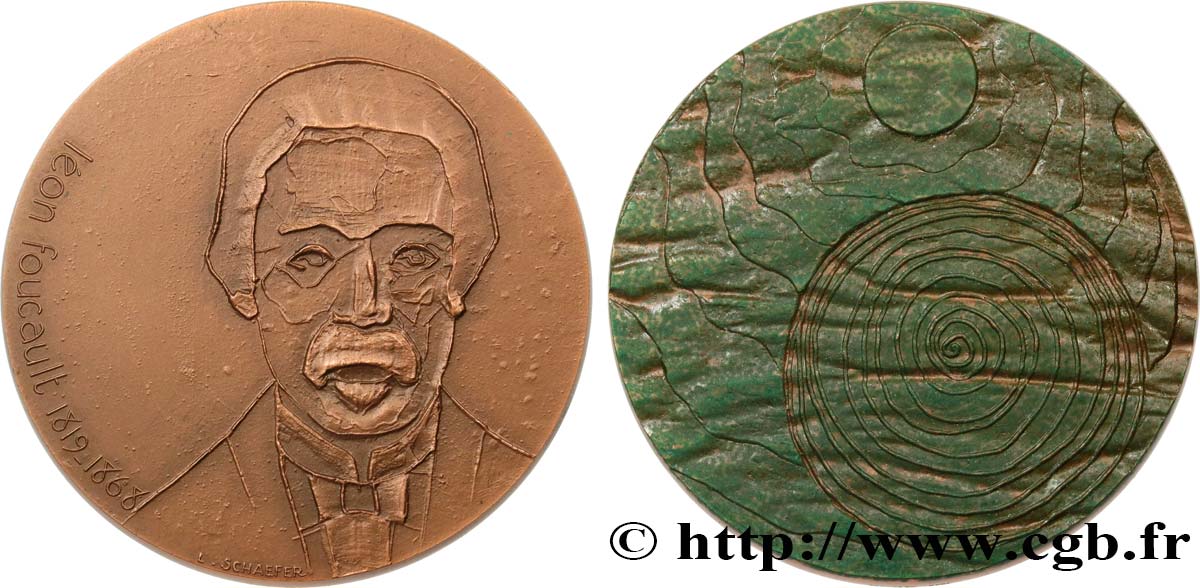 SCIENCE & SCIENTIFIC Médaille, Léon Foucault AU/AU