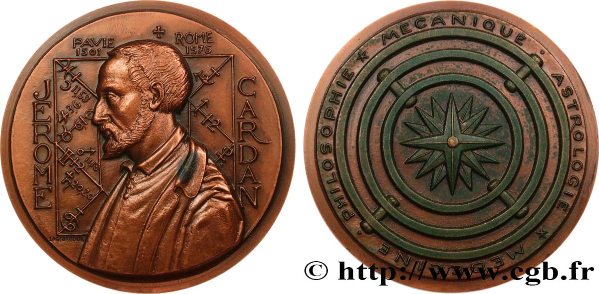 SCIENCE & SCIENTIFIC Médaille, Jérôme Cardan AU
