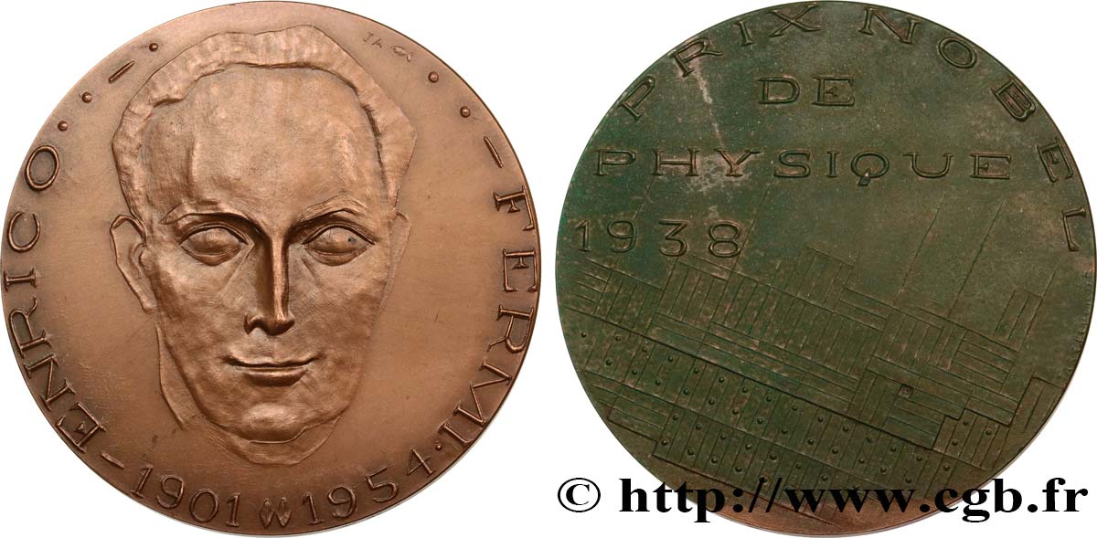 SCIENCES & SCIENTIFIQUES Médaille, Enrico Fermi AU