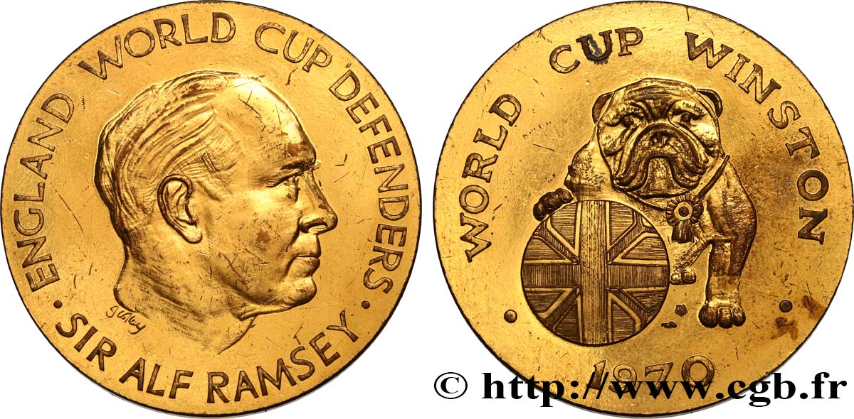 REGNO UNITO Médaille, World Cup Winston q.SPL