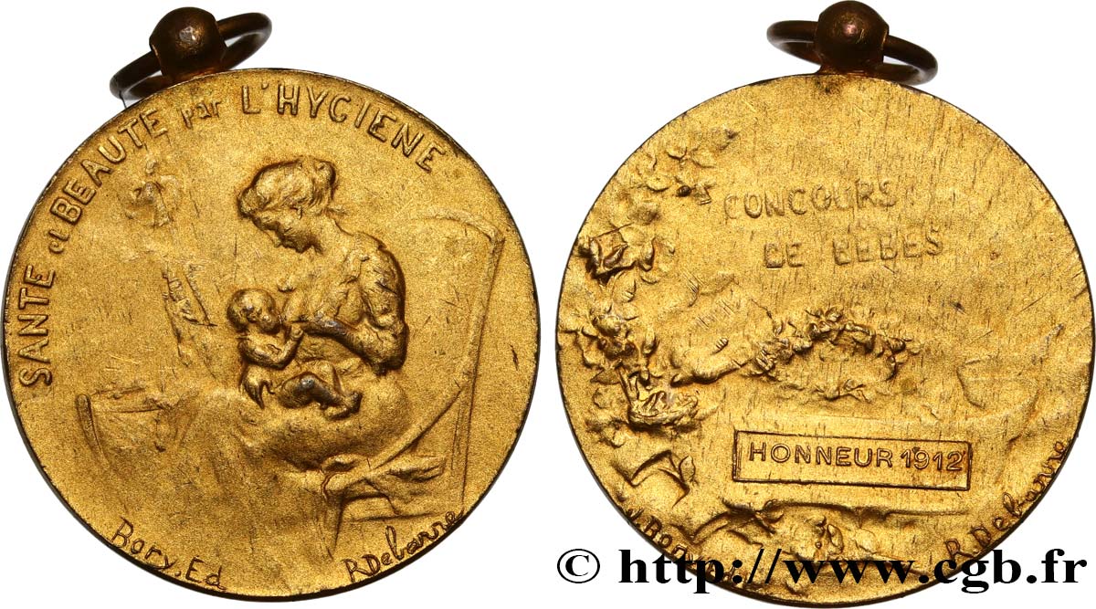 III REPUBLIC Médaille d’honneur, Concours de bébés XF