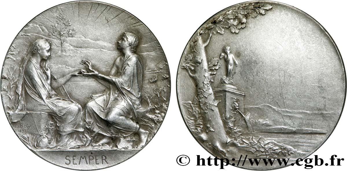 AMOUR ET MARIAGE Médaille, Semper TTB+/TTB
