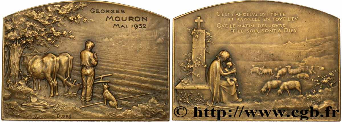 TERZA REPUBBLICA FRANCESE Plaque, Souvenir de Première communion BB