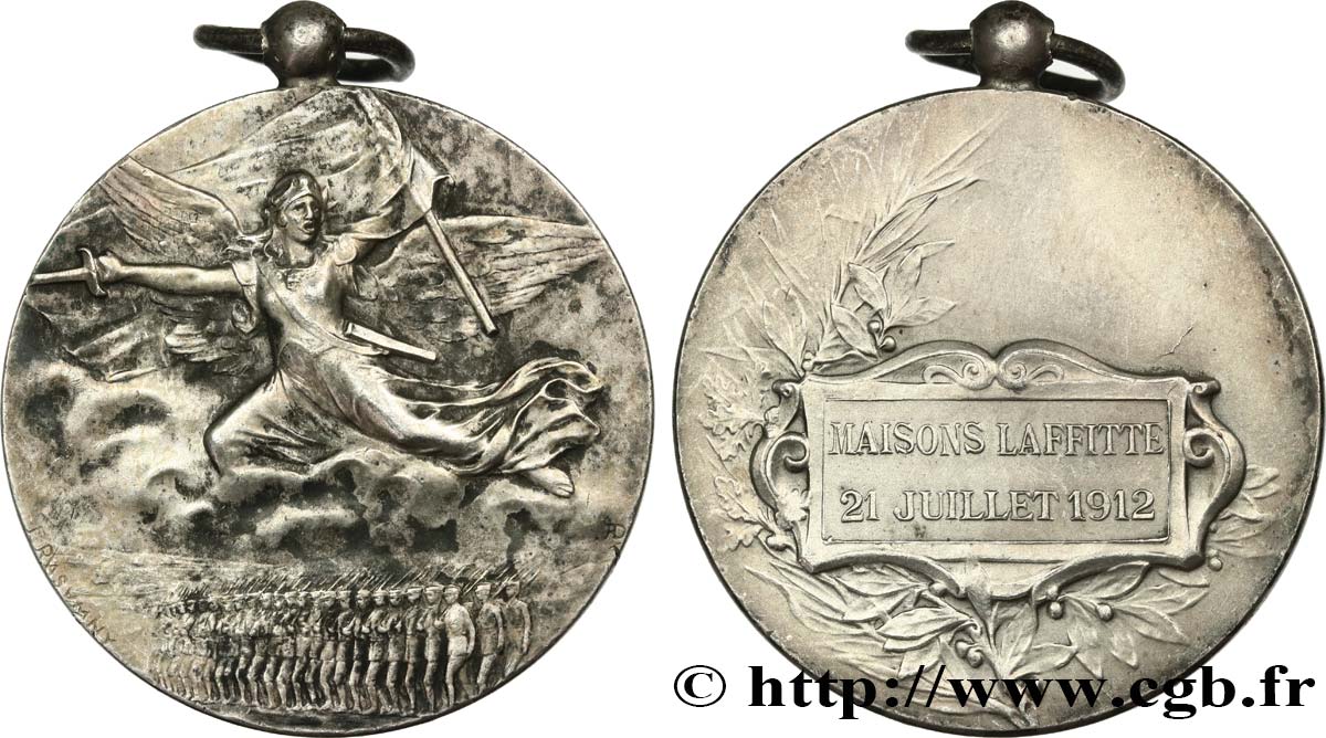 III REPUBLIC Médaille de récompense VF/XF
