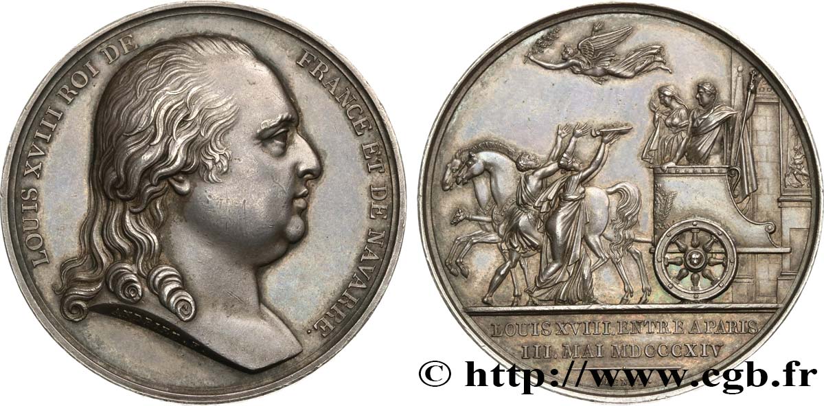 LUIGI XVIII Entrée de Louis XVIII à Paris SPL