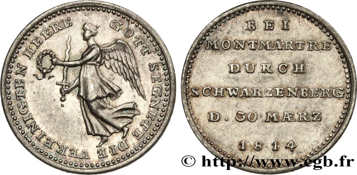 ALLEMAGNE - PRUSSE Médaille, Montmartre par Schwarzenberg SUP