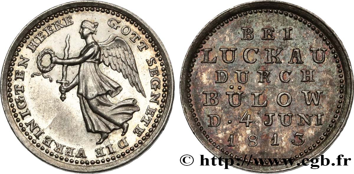 ALLEMAGNE - PRUSSE Médaille, Luckau par Bülow SUP
