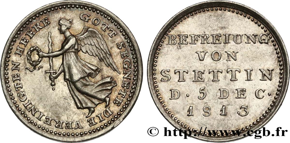 GERMANIA - PRUSSIA Médaille, Libération de Stettin SPL