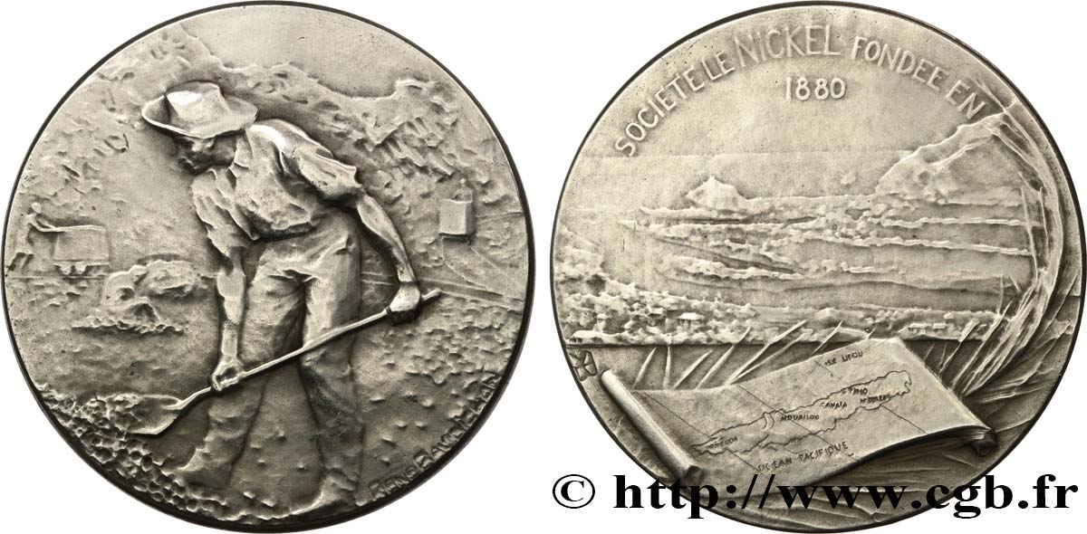 TERZA REPUBBLICA FRANCESE Médaille, Société le Nickel q.SPL