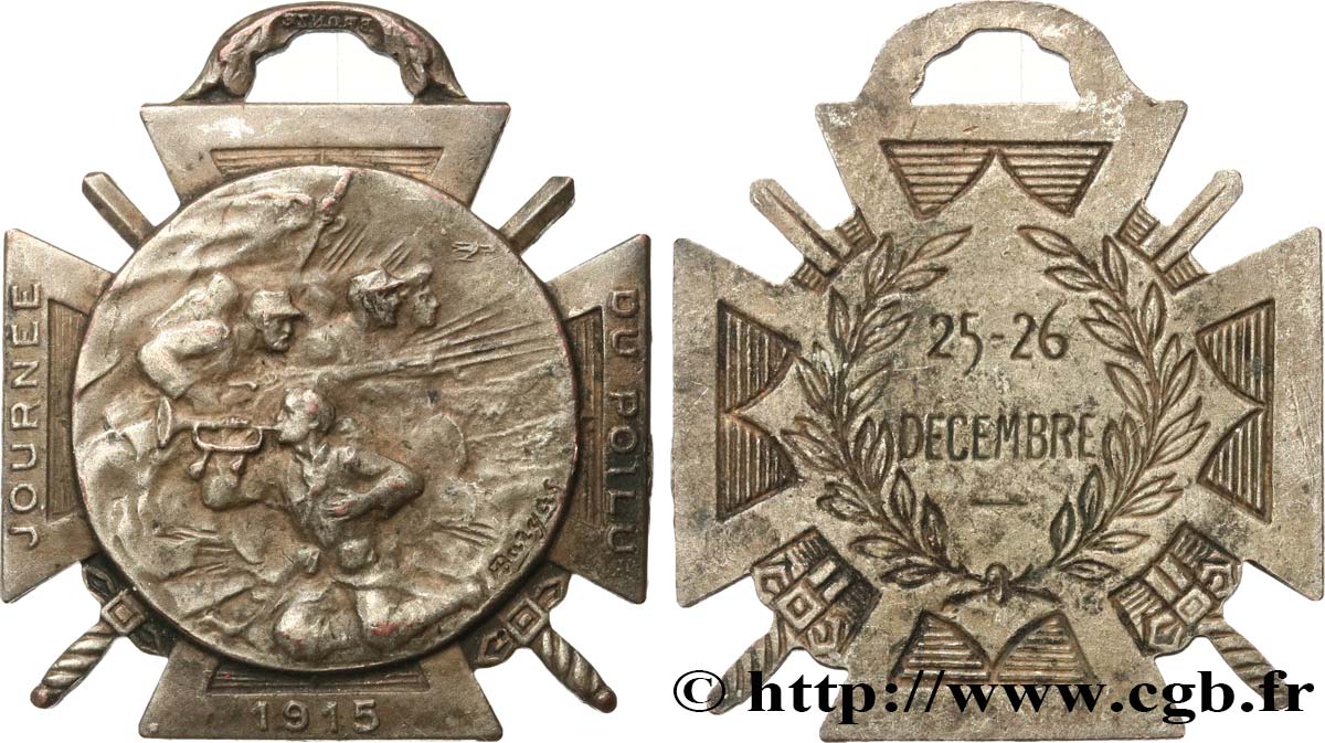 DRITTE FRANZOSISCHE REPUBLIK Médaille, Journée du Poilu SS