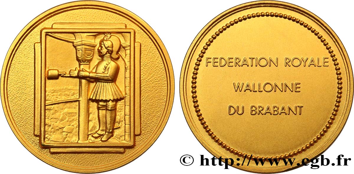 BELGIQUE Médaille, Fédération royale Wallonne du Brabant SUP