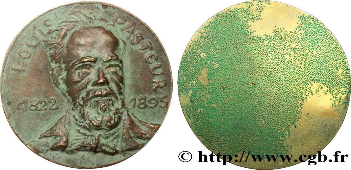 SCIENCES & SCIENTIFIQUES Médaille, Louis Pasteur TTB