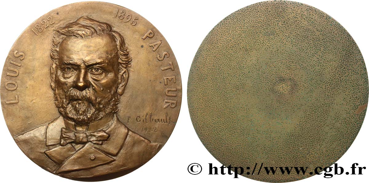 SCIENCES & SCIENTIFIQUES Médaille, Louis Pasteur TTB+/TTB