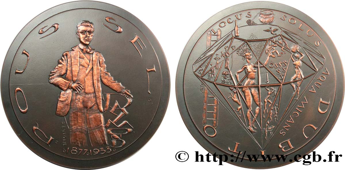 LITERATURE : WRITERS - POETS Médaille, Raymond Roussel AU