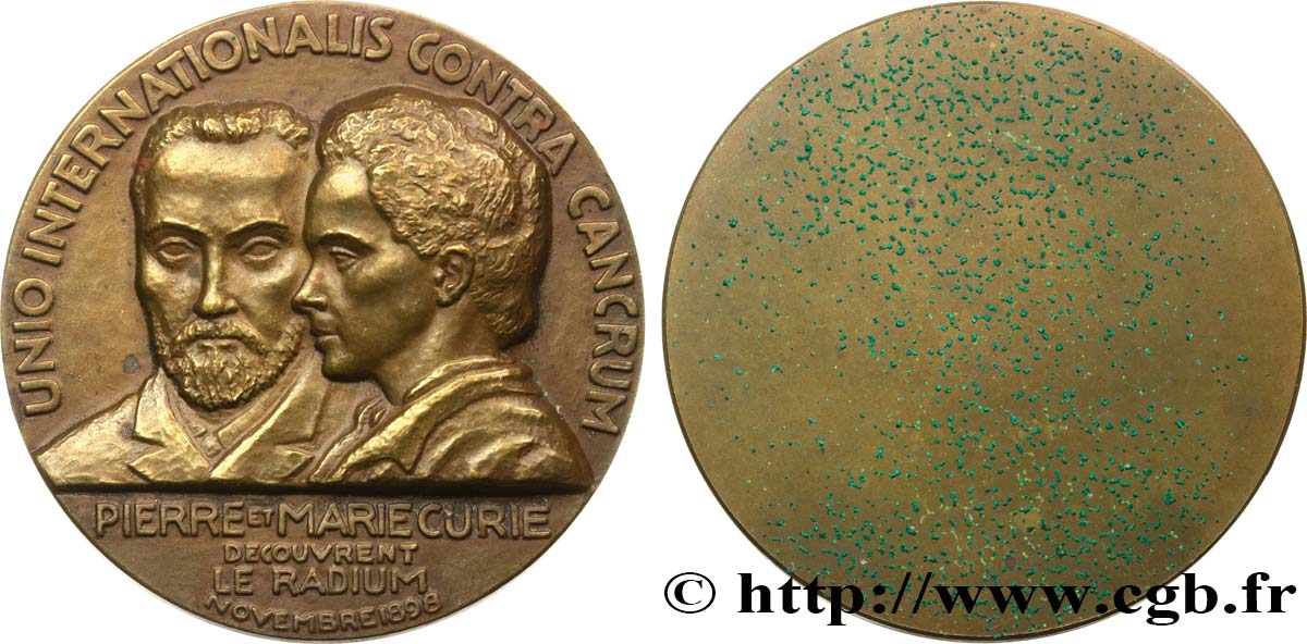 SCIENCES & SCIENTIFIQUES Médaille, Pierre et Marie Curie fVZ